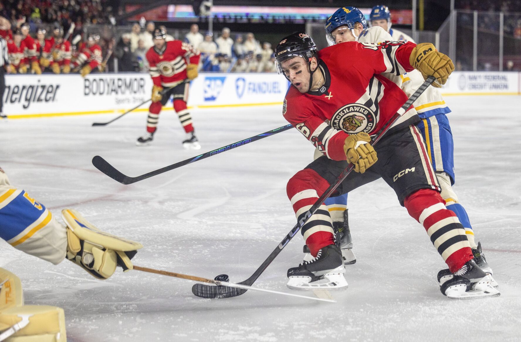 The Blues and Blackhawks take Wrigley Field for the Winter Classic